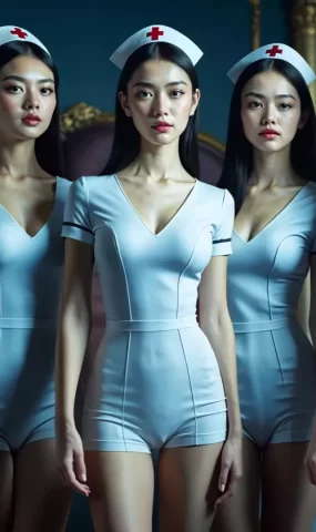 AI绘画 476 LAND of BEAUTY SERIES #7 ASIAN NURSES ON DUTY #foryou #goddess #aimodel #aiart[20P]