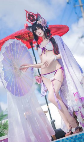 阿包也是兔娘 – 蔚蓝档案 狐坂若藻 水着[20P]