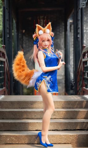 大大卷卷小卷 – 玉藻前旗袍[8P]