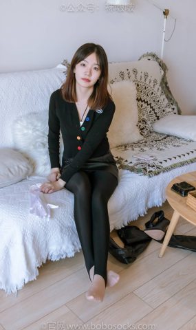 [BoBoSocks袜啵啵]NO.041 小甜豆-高跟长靴、黑色踩脚裤、肉丝[140P]