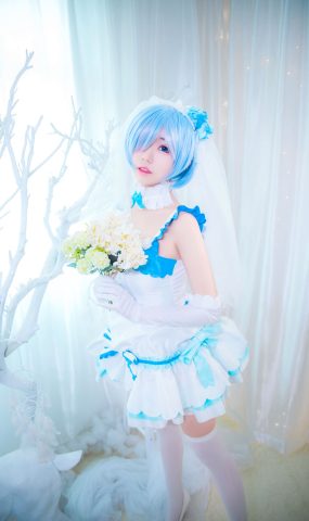 貓君君MaoJun – 蕾姆花嫁[38P]