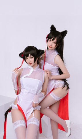 南宫 – 高雄爱宕旗袍 南宫牙妹双人[25P]