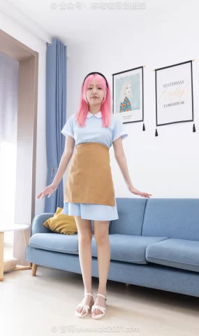 [BoBoSocks袜啵啵]NO.649 小甜豆-平底凉鞋、裸足、纯白棉袜[200P]