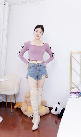 勿恋传媒 NO.1871 青柠-紫色的兔子[170P]