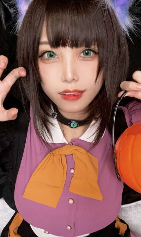 萌系小解解蜜汁猫裘 – 万圣节 [27P]