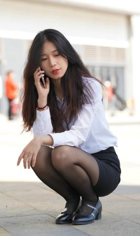 魔镜街拍 NO.135 街拍OL范黑丝美女 [64P]