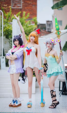 瓜希酱 – 公主连结 夏日御三家[20P]