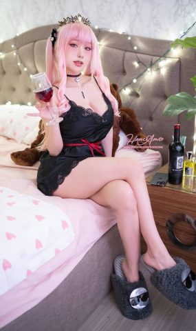 Hane Ame 雨波写真 Hololive Calliope 死神睡衣[24P]