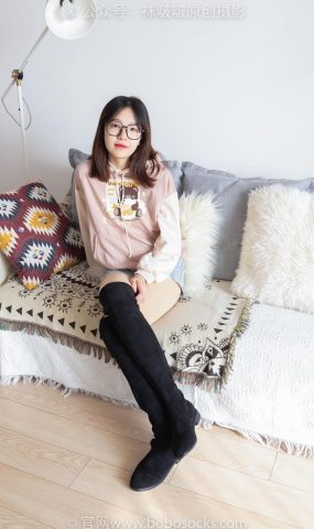 [BoBoSocks袜啵啵]NO.218 小甜豆-长靴、厚肉丝[140P]