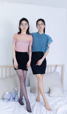 勿恋传媒 NO.2285 茯苓&欢欢-高跟鞋、高跟凉鞋、油亮薄肉丝[168P]