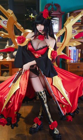 人气动漫Coser@爱老师_PhD 约会大作战 狂三新皮肤 在现浏览