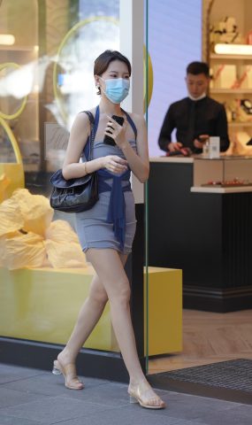 唯美街拍 NO.1171 连体包臀裙小解解 （2）[92P]