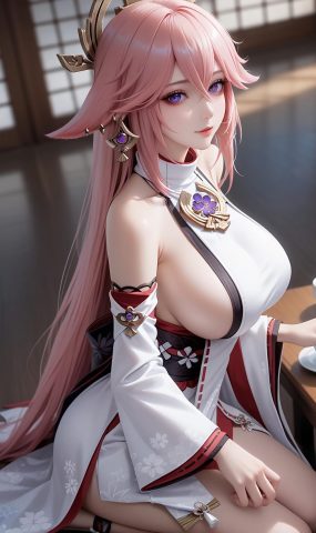 AI绘画 638 八重神子[19P]