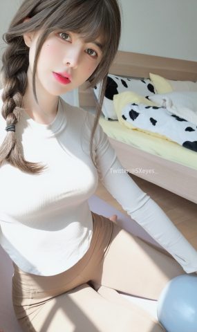 萌妹字眼酱大魔王w – 瑜伽服 [32P]