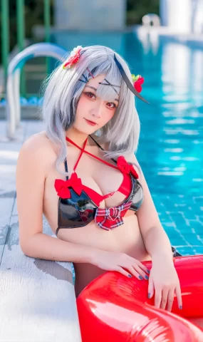Xiaoyukiko  沙花叉库洛艾 水着[21P]