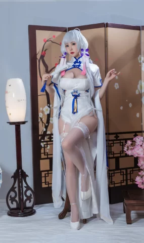 西园寺南歌写真 – 碧蓝航线 光辉旗袍[24P]