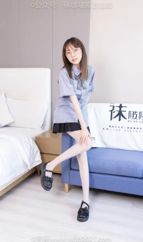 [BoBoSocks袜啵啵]NO.460 稚予-JK至服、皮鞋、帆布鞋、薄白丝[133P]