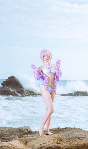 果咩酱w – 海边玛修[35P]