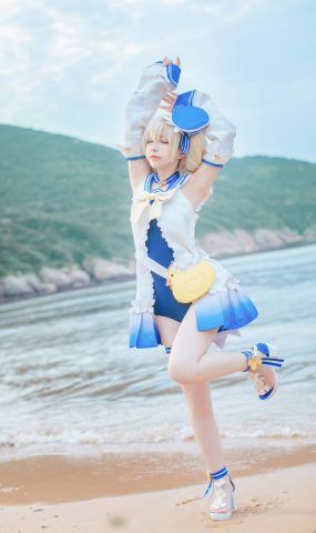 六二二同学 – 芭芭拉 原神[10P]