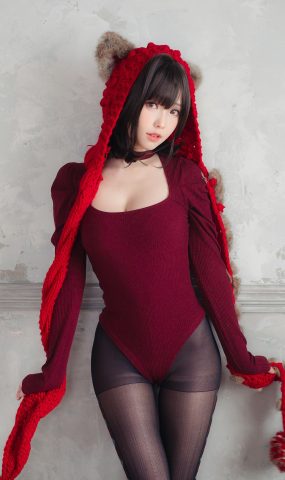 Ely_eee(ElyEE子)  – 红色 KNITTING[52P]