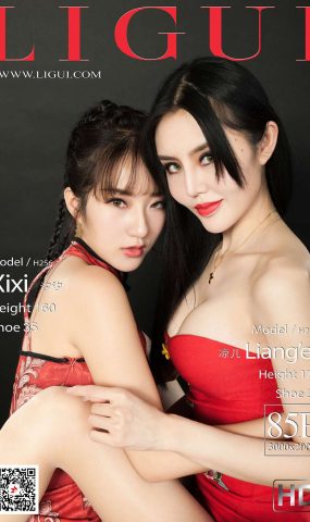 [Ligui丽柜]网络丽人 2020.09.30 Model 汐汐&凉儿《双生花-佳月沁香莲》 在现浏览
