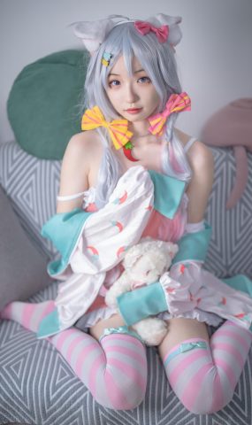 SA_海藻酸钠  – 神乐七奈 星期一的慵懒[21P]