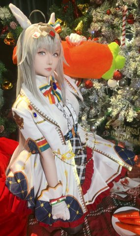 星之迟迟 2023年12月计划赠品 赛马娘 小栗帽 圣诞衣装 [48P]
