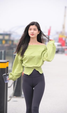 唯美街拍 NO.1109 绿衣女孩 (4) [84P]