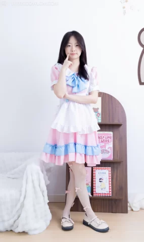 勿恋传媒 NO.2752 萌萌-芭蕾舞蹈鞋、皮鞋、薄白丝、女仆装[168P]