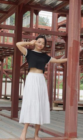 [Pary學生模拍] No.032 小羅創意園赤腳 [124P]