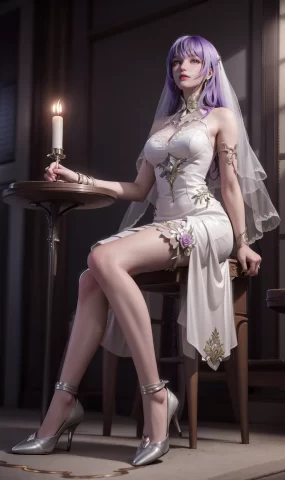 AI绘画 1075 神印王座-圣采儿[20P]