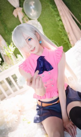 人气Coser@Kitaro_绮太郎 七大罪 伊丽莎白[24P]