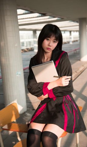 魔镜街拍 NO.141 活力美术生JK美少女 [60P]