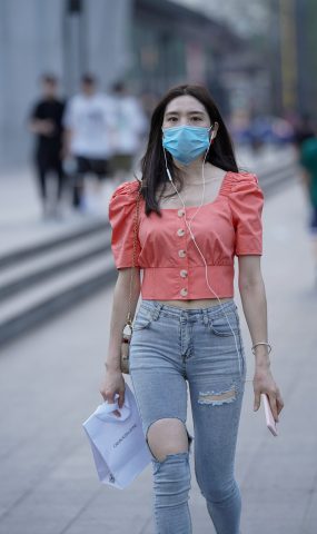 唯美街拍 NO.487 破洞牛仔姓感美女（二） [56P]