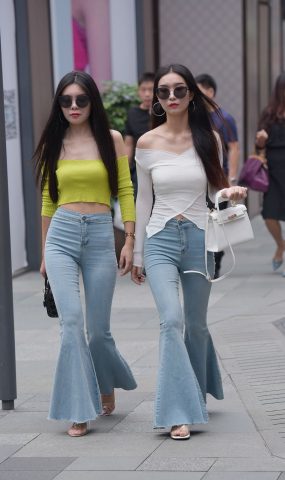 唯美街拍 NO.488 时尚极品牛仔裤美女（一） [45P]