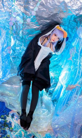 动漫博主洛璃LoLiSAMA – 水着莉莉丝 [14P]