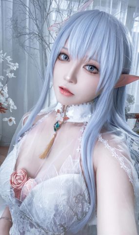 半半子 – 碧蓝航线 阿尔比恩旗袍[42P]