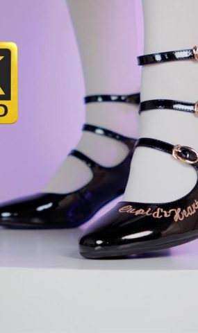 芝士好椰 – 优雅高跟 奇迹岛丘比特之心猫眼宝石 and 白[21P]