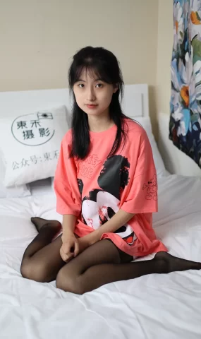 三禾摄影 NO.043 休闲短裤 黑丝 平底鞋[193P]