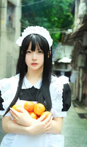 白莉爱吃巧克力 – 原理猪 深巷女仆[11P]