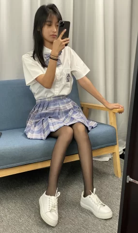 三禾摄影 NO.063 JK套装 黑丝[105P]