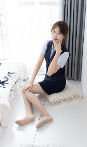 [BoBoSocks袜啵啵]NO.575 香菜-平底鞋、薄灰丝、银行至服[144P]