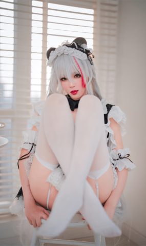 轩萧學姐  – 碧蓝航线 埃吉尔女仆[14P]