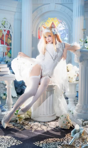 艾西aiwest  – 蔚蓝档案 伊落玛丽花嫁[31P]
