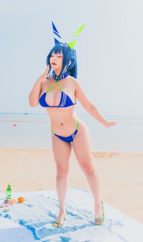 洛璃LoLiSAMA  – 热恋的盛夏 花园泳装[31P]