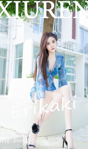 [XR绣人网]2024.06.28 NO.8779 Erikaki 蓝色泳衣 [46+1P]