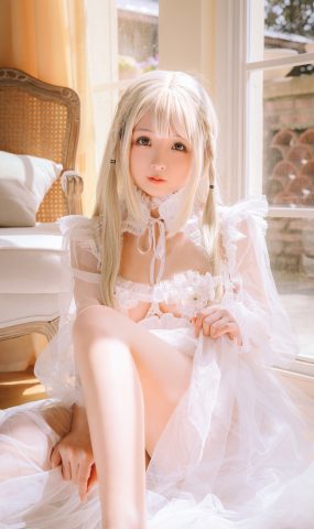 日奈娇  – 白纱衣[14P]