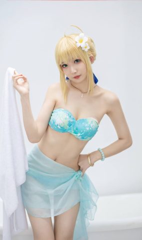 封疆疆v  – saber水着[49P]