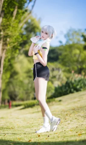 瓜希酱 – 灵笼 白月魁 运动服[15P]