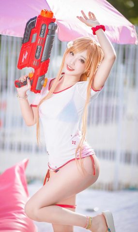 切切celia – 亚丝娜泳装[18P]